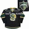 Chen37 C26 Nik1 2016 New Custom 2013-14 LONDON KNIGHTS OHL AWAY PREMIER HOCKEY JERSEYS BLACK White Green XXS-6XL - Free Customized