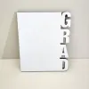 Graduation Album Gift Sublimation Blank Fotoram ORDAMENTER DIY Värmeöverföring Ramar Desktop Decoration