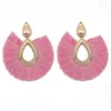 Dangle & Chandelier Boho Waterdrop Shaped Tassel Earrings For Women Big Statement Party Jewelry Boucles D Oreille Femme 2022