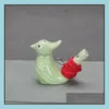 Party Favor Event Supplies Festive Home Garden 100Pcs/Lot Bird Shape Whistle Children Ceramic Wat Dhadb