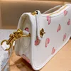 Axillaire tas cartoon designer tassen mini dame handtas harten portemonnee luxe lederen mode kruislichaam schouderkwaliteit vrouwen telefoon metallic