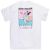 Cotton Short-sleeved Tokyo Limited Shibuya Mount Fuji Brooklyn Bridge Ice Cream Print Round Neck Kith T-shirt Men and Womens