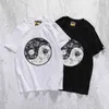 Marka Moda Round Neck Summer Leisure Taiji Bagua Cartoon Krótki Rękaw Sweter T-Shirt