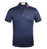 Designer polo camisas homens luxo polos casual mens camiseta snake bee letra cópia bordado moda homem de rua alto tee xxxl