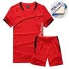 Summer Fashion Men Casual Sports Short Sleeve T-shirt Suit Elastic Waist Basketball Shorts 2Pcs Comfortable Breathable Set 220622