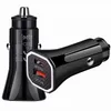 38W USBタイプCクイックQC3.0 PD 20WデュアルポートFast Car Charger for iPhone 12 Pro Xiaomi Huawei Samsung PD 313 313