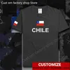 Chile Bandera del país Camiseta personalizada Jersey DIY Nombre Número 100 Camisetas de algodón High Street Fashion CHILE Tees 220620