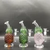 8 pollici Bong inebriante Design ananas Narghilè Bong in vetro Dabber Rigs Bong d'acqua Pipa da fumo 14mm Ciotola comune Tubi d'acqua Bong