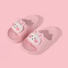 Tofflor barn barn skor till tjej tecknade rosa tofflor toddler homewear skor sommar strand skor baby unicorn tofflor 220423