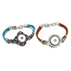 Braccialetti con ciondoli Strass di cristallo 154 Bracciale con bottone a pressione a cuore Braccialetti Charms Gioielli in metallo per donna Fit 18mm GiftCharm