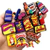 With Mexican animal culture characteristics Food Icon Shoes croc Charms For Kids Croc Accessories DIY Gifts Potato Chips Bottle Wristband Buckle