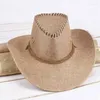 Beralar Nefes Alabilir Cowgirl Hat Western Cowboy Caz Dailyberets için Top Güneş Koruma