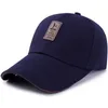 Utomhussport Cap Solid Baseball Men mesh andningsbara solskyddsmedel Caps etikett Stick Snapback Sunhat Summer Golf Hat