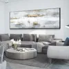 Original Abstract Art Painting Grey Oil Painting Posters And Prints Wall Art Canvas Pictures for Living Room Home Decoration