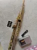 European-made high-end Bb tweeter straight tube saxophone white copper silver-plated B-tune professional sax soprano