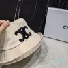 Classic Bucket Hat Stripe Fashion Men Women Wide Brim Hats PU Leather Fisherman Cap Sunshade Four Seasons