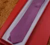 Men's Letter Tie Silk Necktie Small letters Jacquard Party Business Wedding Woven Fashion Design with box