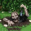 Décoration créative d'Halloween Zombie Terreur Effrayant Décor d'horreur Lumière Lanterne Statue pour la maison Jardin extérieur Cour extérieure 2203232387231