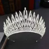 Headpieces Luxurious Rhinestone Crystal Gold Wedding Big Crown Queen Bridal Women Beauty Pageant Bridal Hair Jewelry Accessories Gift