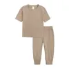 Kledingsets Essenti￫le zomer Babymeisjes Kleding Kinderen Set jongens top pullover sweatshirt broek tracksuit pakken voor kinderkostuums 1450 e3