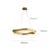 220 v moderne lustre post-moderne brossé or rond suspension lampe salon loft lustre design créatif plafond lustre