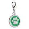 Dog Tag Engraved Pet Dogs Collar Accessories Personalized Cat Puppy ID Tag Stainless Steel Paw Name Tags Pendant Anti-lost