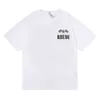 Rhude 2022 여름 일본어 하이 스트리트 패션 브랜드 티셔츠 느슨한 거리 문자 인쇄 티셔츠 남자와 여자