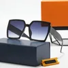Óculos de sol de grandes dimensões da mulher Man Big Frame Designer Sun Glasses Fashion UV400 Eyewear High Quality