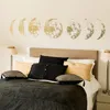 Creative Moon Phase 3D Wall Sticker Home Living Room Wanddecoratie Muurschildering Art Decals Achtergrond Decorstickers B0614G01