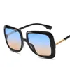 Lunettes De soleil Vintage surdimensionnées femmes marque Designer grand cadre dégradé lunettes De soleil hommes carré UV400 Gafas De Sol Mujer lunettes De soleil