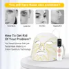 2022 New Arrival röd led ljusterapi infraröd flexibel mjuk mask silikon 4 färger led terapeutiska anti aging avancerade fotonmasker