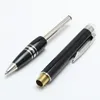 Crystal on Top Black Resiln Rollerball Pen Office M Pens with series number