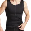 Waist Support Men Body Shaper Trainer Vest Plus Size Shapewear Tummy Control Strap Slimming Belt Sauna Suit Weight Loss Shirt Fat Burner