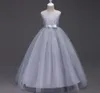 Girl's Kleider Sonderangebot-Pretty Bowknot dekoriert Langes Blumenmädchenkleid/Kinderkleid/Prinzessin Performance Kleid 104Girl's