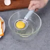 卵セパレーターツールステンレス鋼卵黄白いセパレーターふるい台所ガジェットベーキングツール