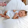 Bonecas de bebê renascidas 18 polegadas feitas à mão nascidas do corpo de silicone completo para crianças pequenas bebês para crianças presentes de brinquedo para idade 2205044
