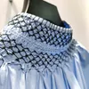 Летняя новая тяжелая промышленность вышивка свободный кабель средней длины рубашки юбка платье женщин