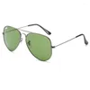 النظارات الشمسية الموضة الكلاسيكية عتيقة العلامة التجارية تصميم فاخر الذكور قيادة الصيد صيد الشاطئ المعدني UV40 نظارات الشمس النظارات شادياتونجليس