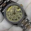 SUPERCLONE Datejust Роскошные Мужские Механические Часы Автоматический Журнал Семейства Двухрядная Машина Для Наполнения Камнем Стол Rz1932 Женева Es для Мужчин Наручные Часы