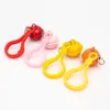 سلسلة المفاتيح البلاستيكية معلقة جرس DIY حقيبة المجوهرات قلادة لطيفة شخصية إبداعية قلادة هدية صغيرة