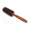 5 Types Straight Twill Hair Comb Natural Bristle Rolling Brush Round Barrel Blowing Curling DIY Hairdressing Styling Tool