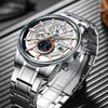 Relojes para hombre CURREN Moda de acero inoxidable Top Brand Luxury Casual Cronógrafo Reloj de pulsera de cuarzo para hombre 220530