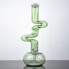 Unique Beaker Bong Big Glass Bongs Hookahs 18mm Female Joint Water Pipe Colorful Oil Dab Rigs With Diffused Domestem Bowl