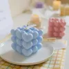 Amour boule magique Silicone bougie moule bricolage coeur pyramide nid d'abeille faisant chocolat savon résine cadeaux artisanat décor à la maison W220411