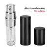 Refill Bottle Black Color 5ml 10ml Empty Bottles Mini Portable Refillable Perfume Atomizer Spray Container 5cc 10cc Cosmetic RRE13511