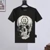 Plein Bear Trube Mens Designer Tshirts Brand Clothing Swinestone Skull Men футболки классическая высококачественная хип-хоп уличная одежда футболка для повседневной топы PB 160621