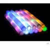 12153060Pcs Cheer Tube Stick Glow s Dark Light per Party Bulk Decorazioni nuziali colorate s Foam RGB LED 220817