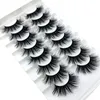 HBZGTLAD Eyelashes 8 pairs 15-25mm Natural 3D False Eyelash Fake Eye Lashes Pack Fake Lash Maquiagem