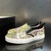 Shoes Ace Dublin Angry Wolf Slip-On Sneakers Designer Tiger Snake Super Canvas Blue Floral Luxurys Beige