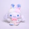 Peluches jouets en peluche environ 20 cm mignon lapin couleur merodi yugui chien et chat en peluche poupée 9596763